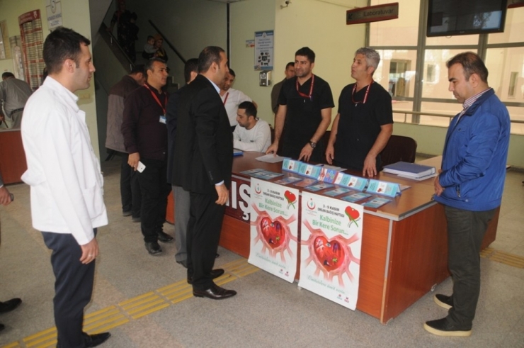 Cizre Devlet Hastanesi Organ Bağışı Standı Açtı