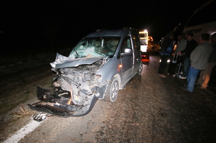 Hüyük’te Zincirleme Trafik Kazası: 2 Yaralı