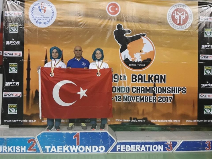 Balkan Şampiyonu Tekvandoculara Tam Altın