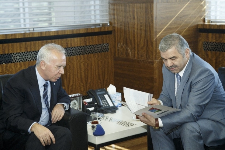 Türkiye İmsad Yönetim Kurulu Üyeleri Başkan Çelik’i Ziyaret Etti