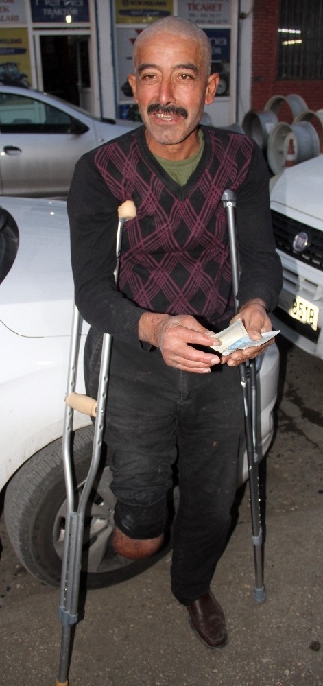 Protez Bacağı Çalınan Engelli Adama Emeklilik Sürprizi