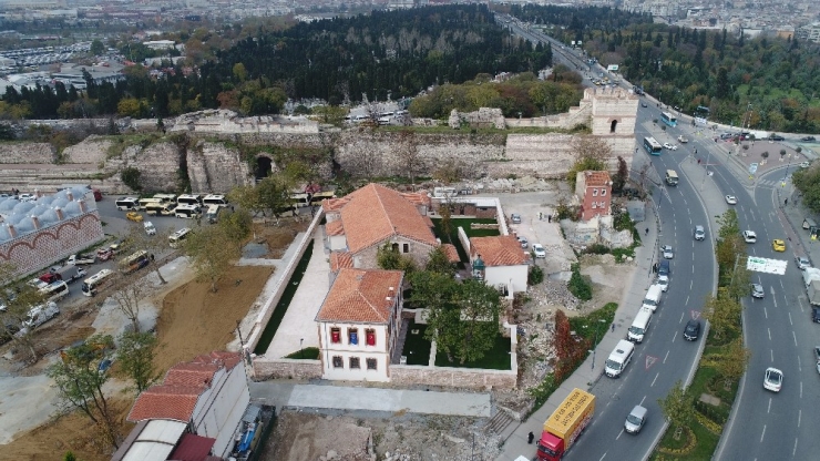 Restorasyonu Tamamlanan Aya Yorgi Rum Ortodoks Kilisesi Havadan Görüntülendi