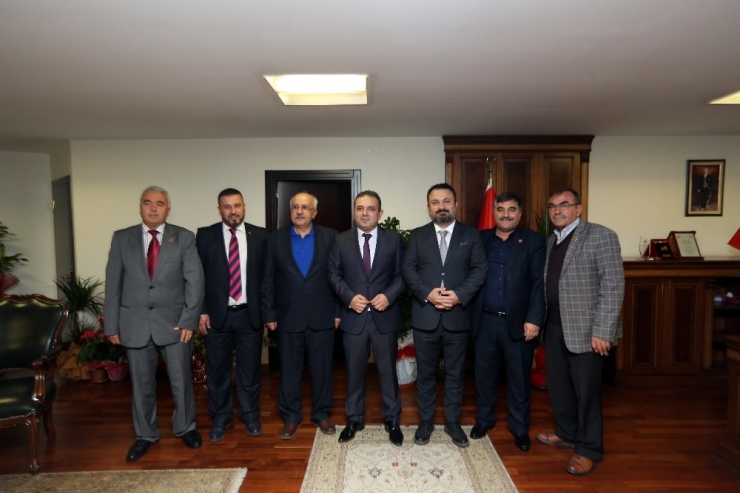 Mhp Sincan İlçe Yönetimi’nden Başkan Ercan’a Ziyaret