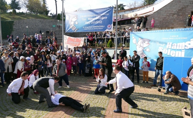 Trabzon’da Engellilere Özel Hamsi Şöleni