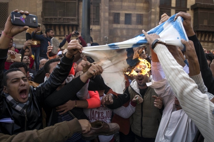 Mısır’da Kudüs Kararı Protesto Edildi