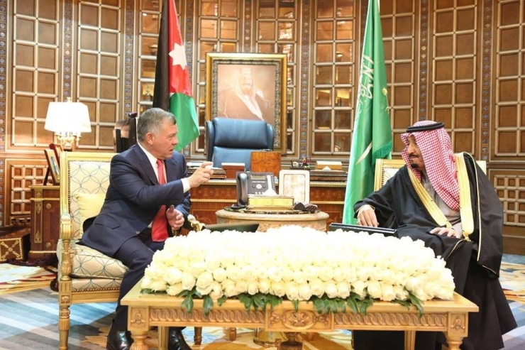 Ürdün Kralı Iı. Abdullah, Riyad’da Kral Salman Bin Abdulaziz İle Bir Araya Geldi