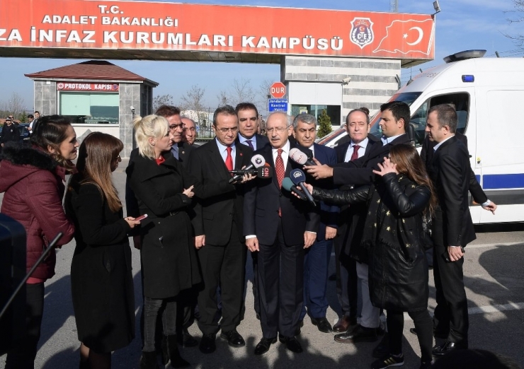 Chp Lideri Kılıçdaroğlu’ndan Enis Berberoğlu’na Ziyaret