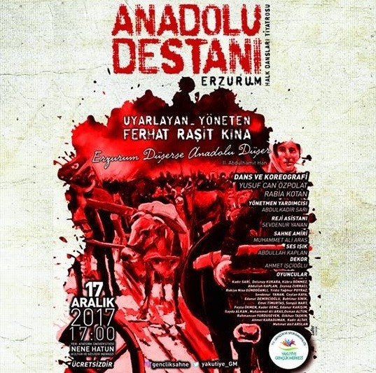 "Anadolu Destanı" Adlı Halk Dansları Tiyatrosu, Erzurum’la Buluşmaya Hazırlanıyor