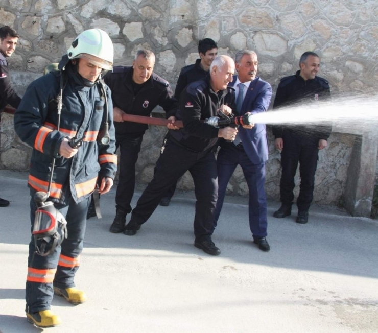 Siirt’te Yangın Tatbikatı Gerçekleştirildi