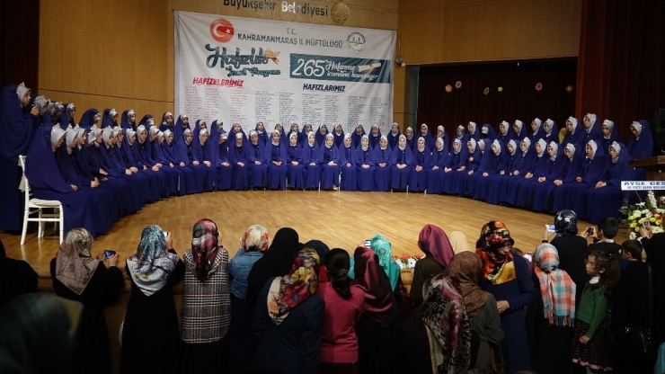 Kahramanmaraş’ta 75 Hafize Taç Giydi