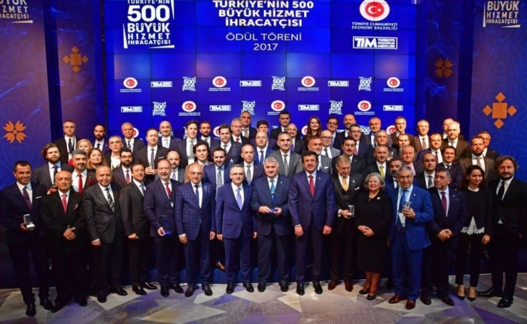 ’Türkiye’nin 500 Büyük Hizmet İhracatçısı’ödül Töreninde Thy’ye Birincilik
