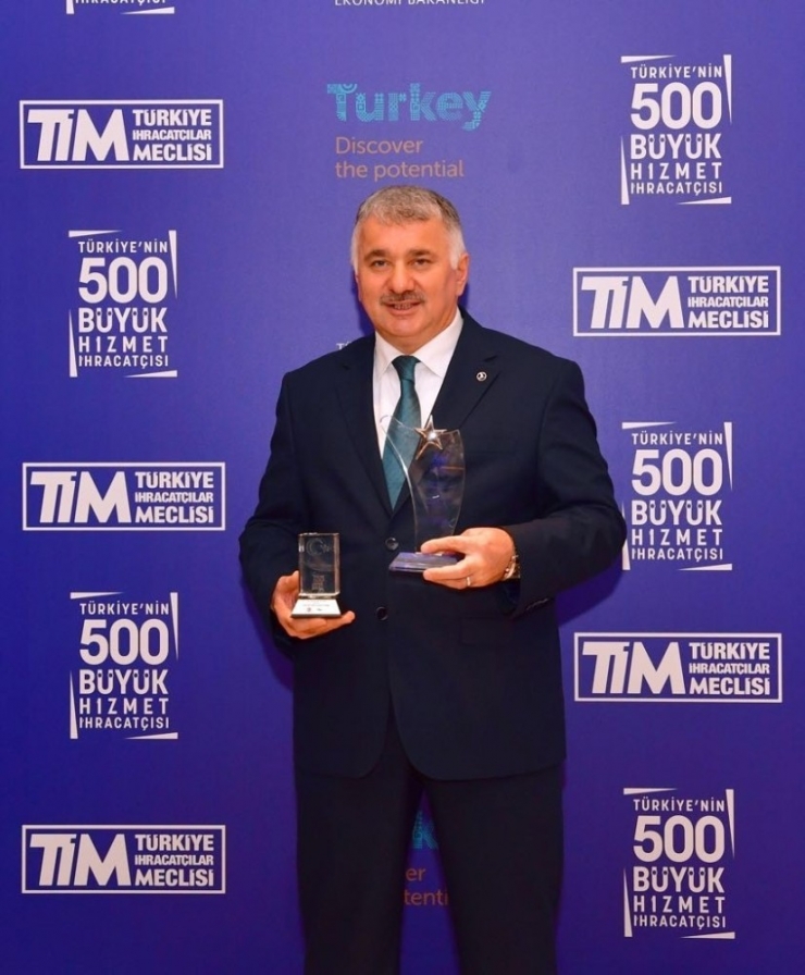 ’Türkiye’nin 500 Büyük Hizmet İhracatçısı’ödül Töreninde Thy’ye Birincilik