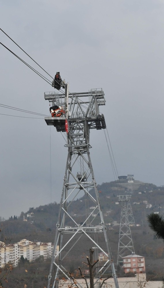 Karadeniz’in En Uzun Mesafeli Teleferik Projesinde Sona Gelindi