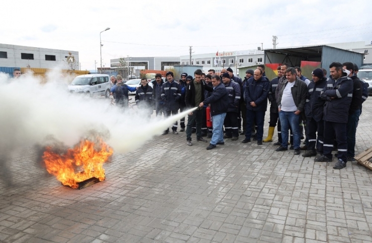 Gaziemir’de Yangın Eğitimi
