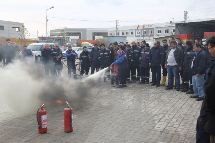 Gaziemir’de Yangın Eğitimi