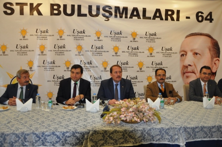 Ak Parti Genel Başkan Yardımcısı Karacan Uşak’ta Stk Üyeleri İle Bir Araya Geldi