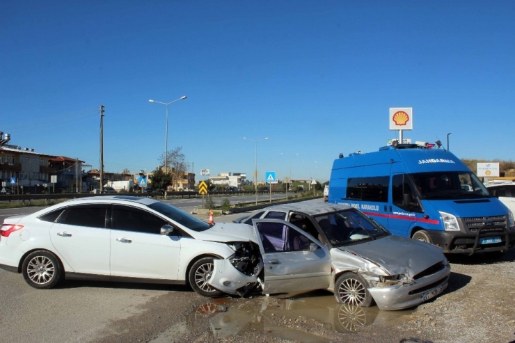 Manavgat’ta Trafik Kazası: 1 Yaralı