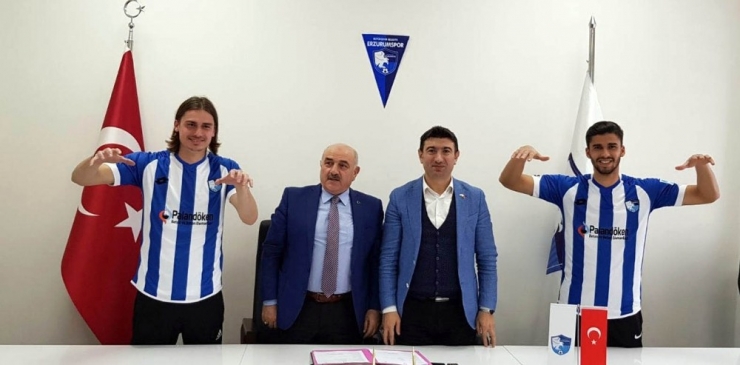 B.b. Erzurumspor, Erman Bulucu Ve Metin Yüksel İle Sözleşme İmzaladı