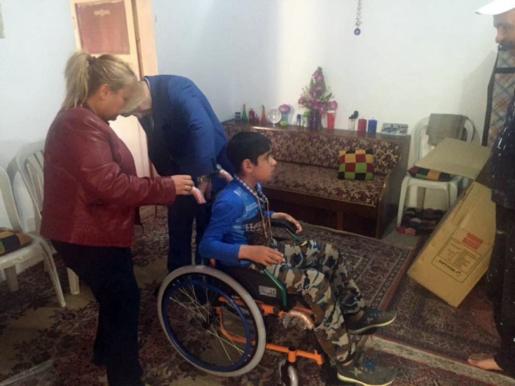 12 Yaşındaki Iraklı Çocuğun Tekerlekli Sandalye Hayali Gerçek Oldu