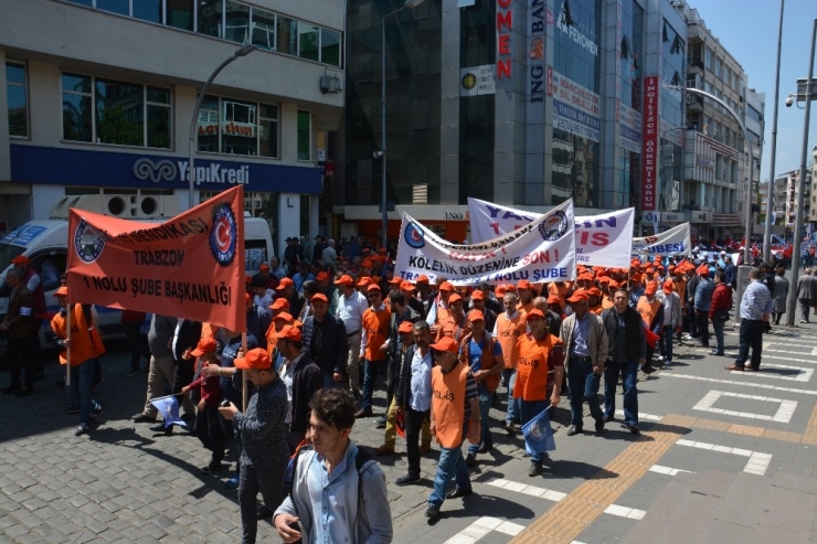 1 Mayıs Emek Ve Dayanışma Günü Trabzon’da Kutlandı