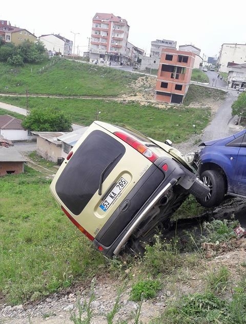 Arnavutköy’de İlginç Kaza