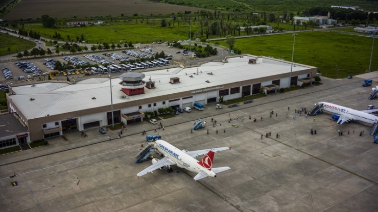 Samsun’da Hava Yolcu Trafiği Yüzde 20 Artış Gösterdi