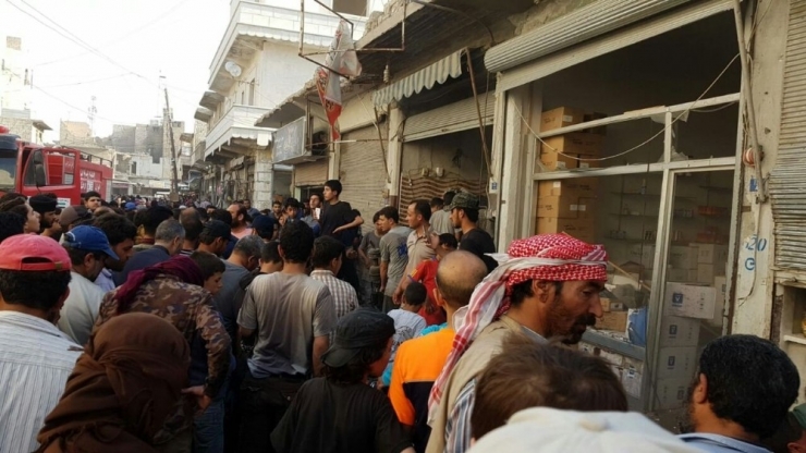 El Bab’da Patlama: 4 Yaralı