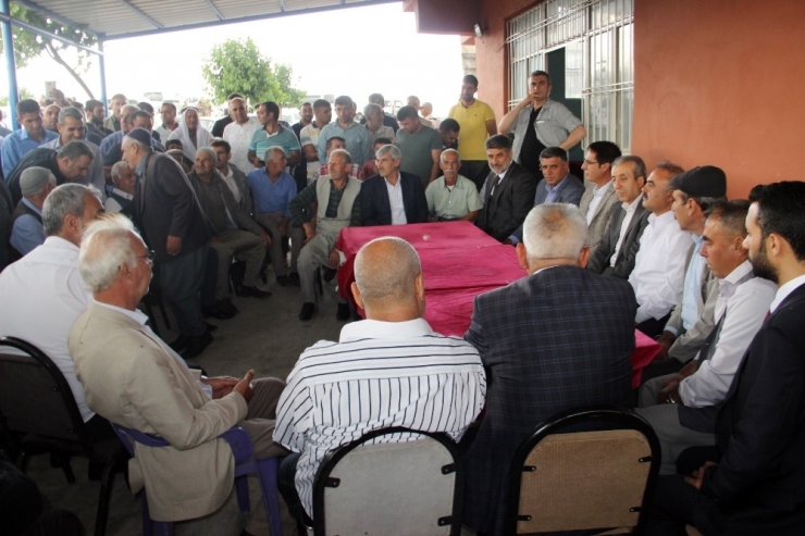 Ak Parti Genel Başkan Yardımcısı Mehdi Eker, Sur İlçesine Bağlı Köyleri Ziyaret Etti