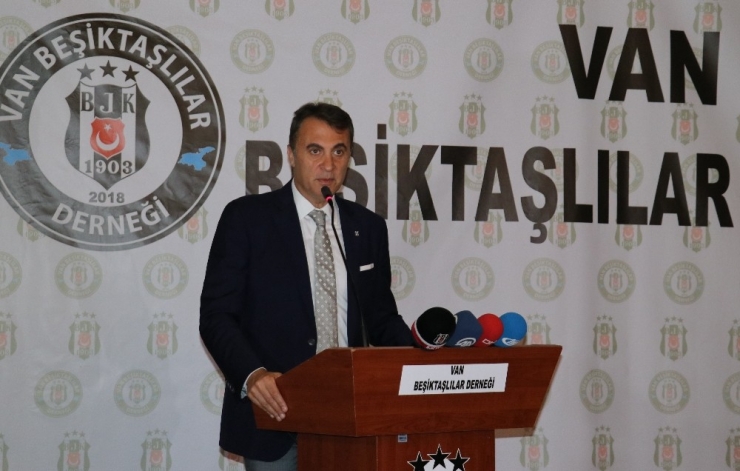 Fikret Orman, Van Beşiktaşlılar Derneği’ni Açtı