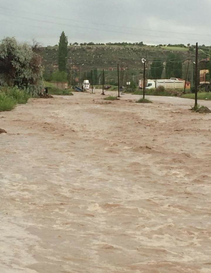 Nevşehir’de Köyü Sel Vurdu