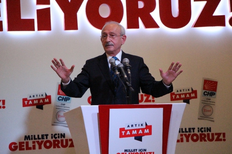 Chp Genel Başkanı Kılıçdaroğlu: "Çiftçinin Faiz Borçlarını Sileceğiz"