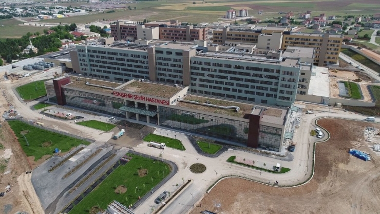 Eskişehir Şehir Hastanesi Havadan Görüntülendi