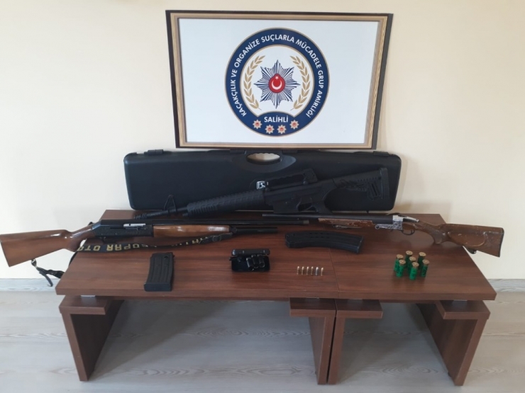 Manisa’da Silah Ticareti Yapanlara Operasyon