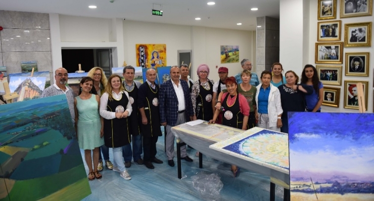 Taşköprü Belediyesi 3. Uluslararası Resim Çalıştayı Başladı