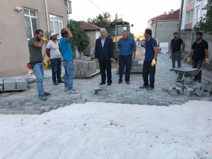 Başkan Yüksel Marmaracık Mahallesi’ndeki Çalışmaları İnceledi
