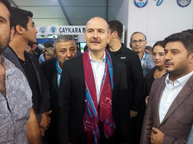 İçişleri Bakanı Soylu Trabzon Tanıtım Günleri’ne Katıldı
