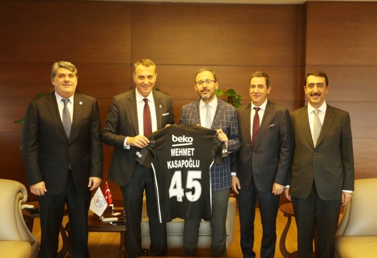 Beşiktaş’tan Bakan Kasapoğlu’na Ziyaret