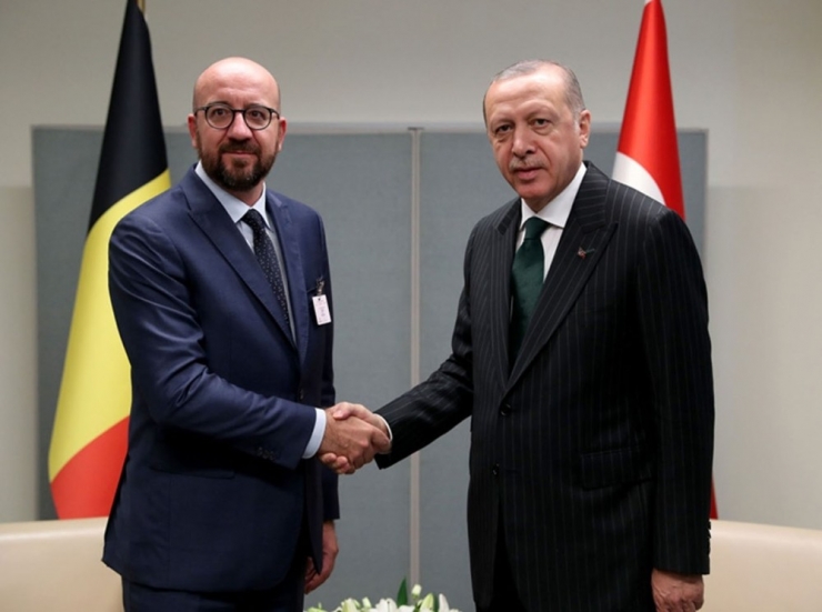 Cumhurbaşkanı Erdoğan, Belçika Başbakanı Charles Michel’i Kabul Etti