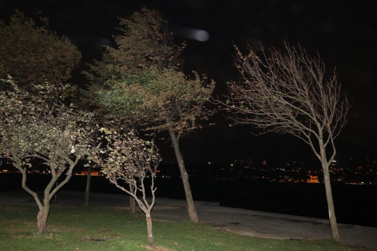 İstanbul’da Şiddetli Rüzgar Etkili Oluyor