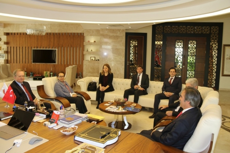 Ab Türkiye Delegasyonu Başkanı Büyükelçi Berger’den Rektör Bağlı’ya Ziyaret