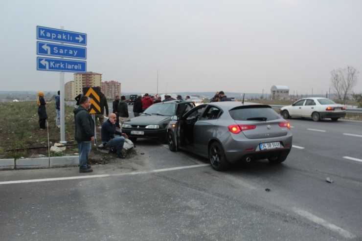 Tekirdağ’da Trafik Kazası: 2’si Çocuk 4 Yaralı