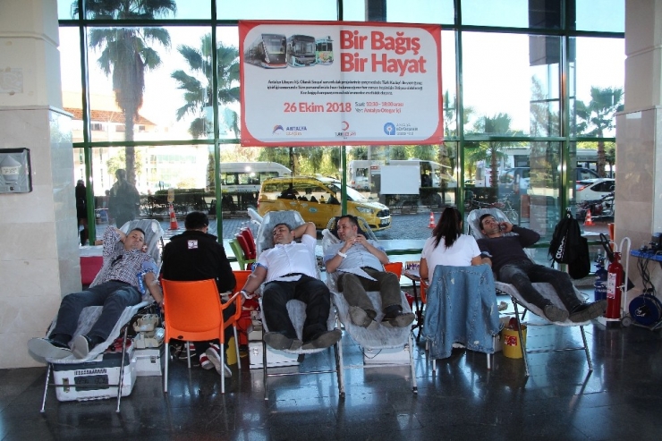 Antalya Ulaşım A.ş’den Kan Bağışı