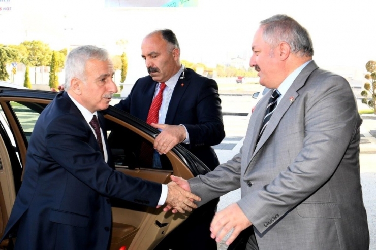 Vali Kamçı’dan Kayseri Osb Yönetim Kurulu Başkanı Nursaçan’a Veda Ziyaretinde Bulundu