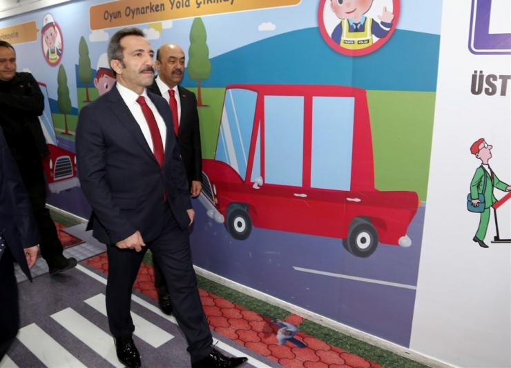 Aksaray’da Çocuklar İçin Trafik Eğitimi Koridoru Oluşturuldu
