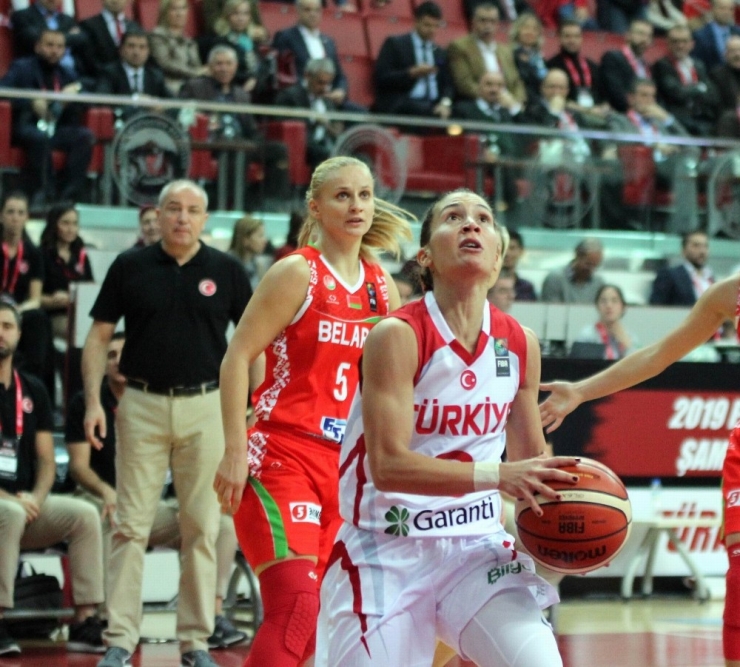 2019 Fıba Kadınlar Avrupa Şampiyonası Eleme: Türkiye: 56 - Belarus: 60