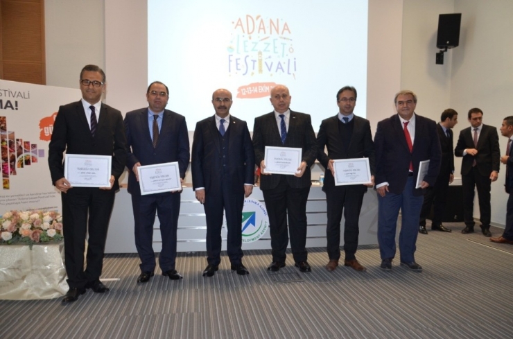 2. Adana Lezzet Festivali’ne Katılan Firmalara Sertifikaları Verildi