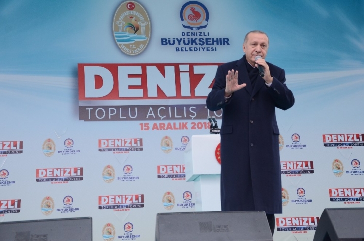 Cumhurbaşkanı Erdoğan: "Terör Örgütlerinin Açtıkları Çukurları Kendilerine Mezar Edeceğiz"
