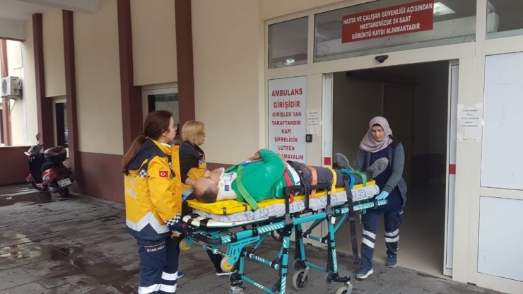 Manavgat’ta İş Kazası: 1 Yaralı