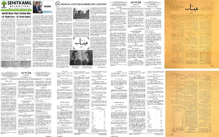 Ayntab Haberleri Gazetesi 100 Yıl Sonra Yeniden Basıldı