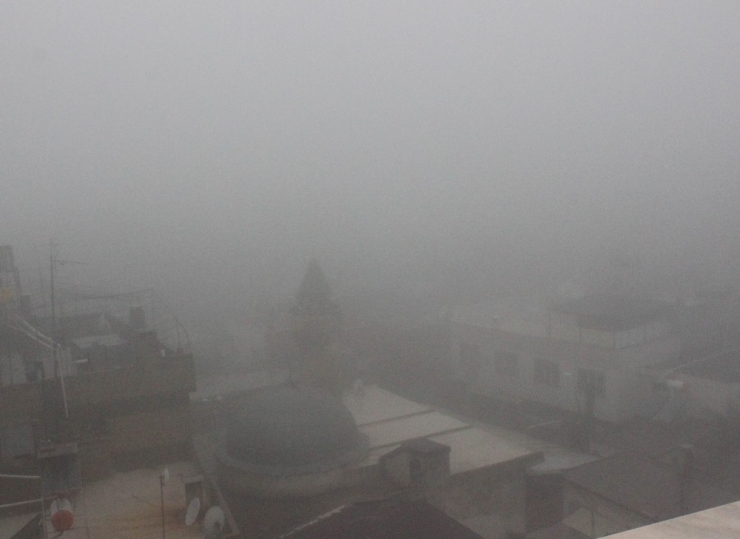 Kilis’te Sis Ve Hava Kirliliğinden Göz Gözü Görmüyor